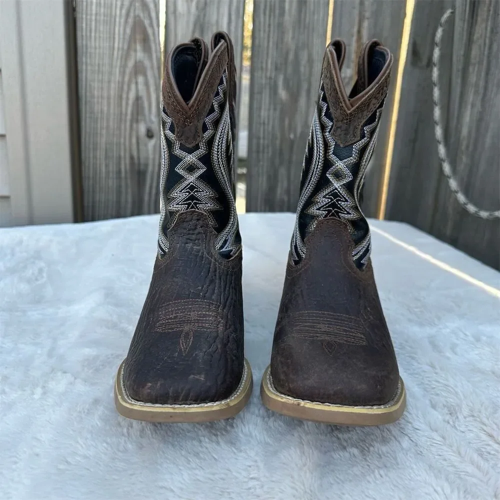 Durango Lil' Rebel Pro Kids' Western Boots Size 3M Square Toe